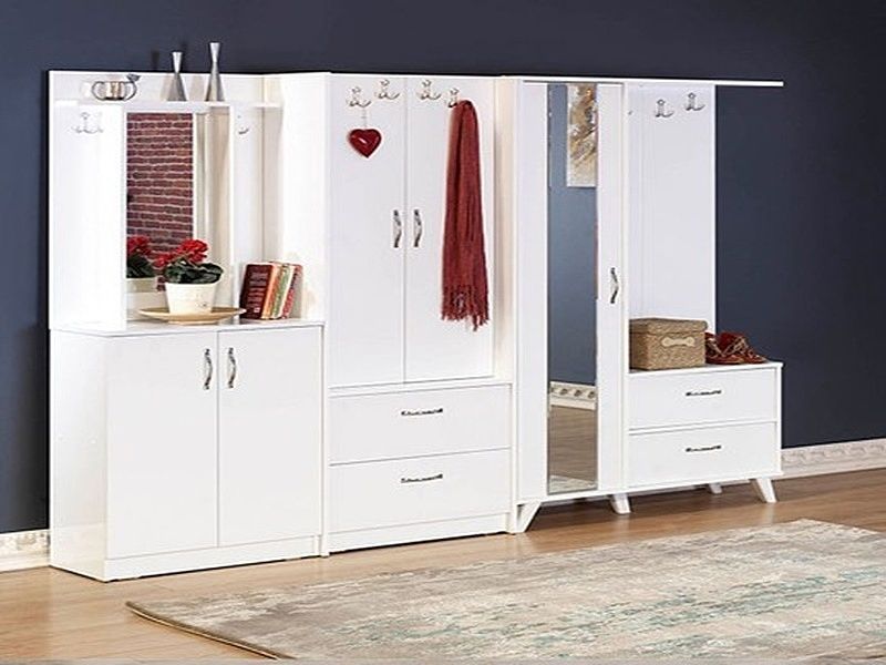 Muhteşem Vestiyer modeli dekorasyonu